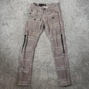 Decibel Pants 26X28.5 Skinny Fit Streetwear Skater Punk Alt Emo Scene Grunge